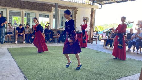 Georgian traditional dance folklore
