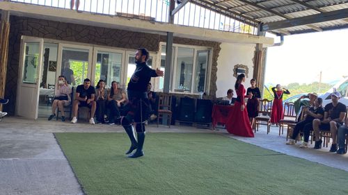 Georgian traditional dance folklore