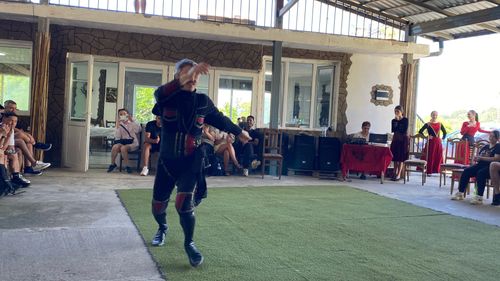 Georgian traditional dance folklore