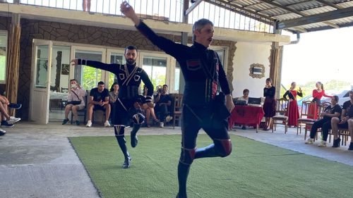 Georgian traditional dance folklore