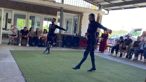 Georgian traditional dance folklore