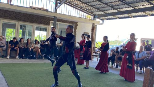 Georgian traditional dance folklore