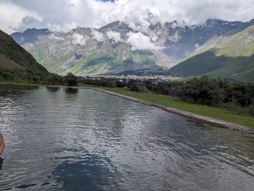 Mineral Water Pool in Kazbegi