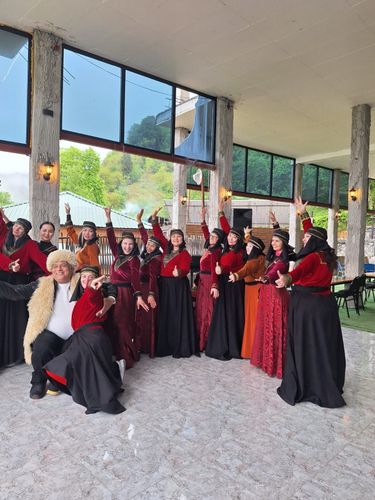 Georgian traditional dance folklore