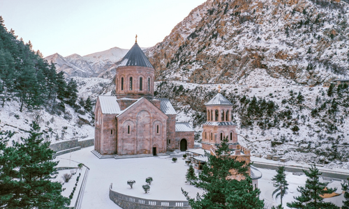 Dariali gorge in Kazbegi