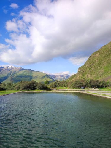 Mineral Water Pool in Kazbegi
