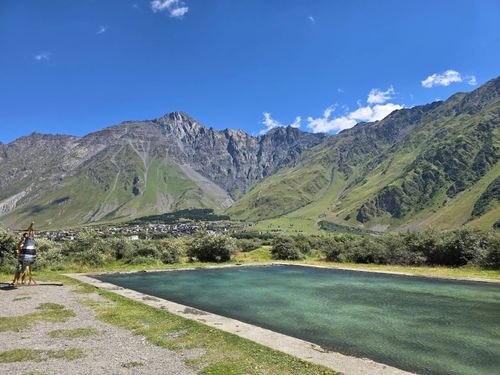 Mineral Water Pool in Kazbegi
