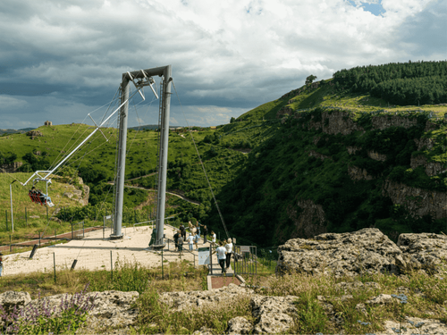 Качели в каньоне Дашбаши